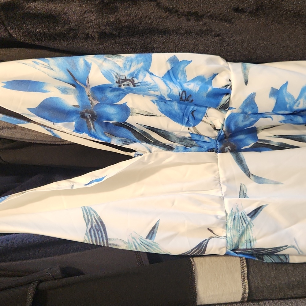 White and Blue Sundress NEW